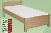 dvoulkov postel CLASSIC 117 z masivu buk