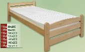 dvoulkov postel CLASSIC 118 z masivu buk