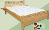 manelsk postel CLASSIC 67 z masivu borovice