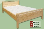 manelsk postel CLASSIC 69 z masivu borovice