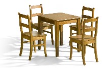Jídelní set DINO stůl a 4 židle