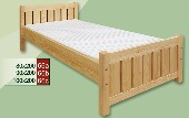 dřevěná postel CLASSIC 66 z masivu borovice