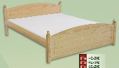 manželská postel CLASSIC 81 z masivu borovice