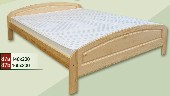 manželská postel CLASSIC 87 z masivu borovice